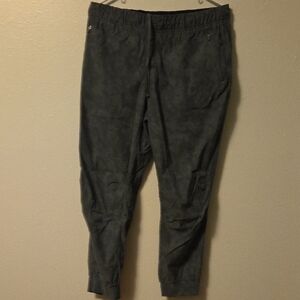 Womens Green/Gray Hiking Pants Jogger Style Size 14